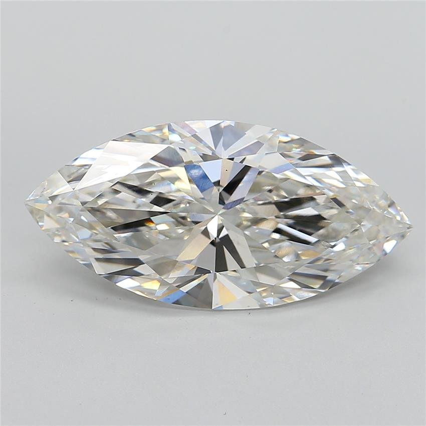 8.21ct H VS1 Rare Carat Ideal Cut Marquise Lab Grown Diamond