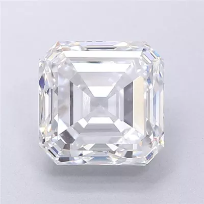 3.00ct D VVS2 Very Good Cut Asscher Lab Grown Diamond