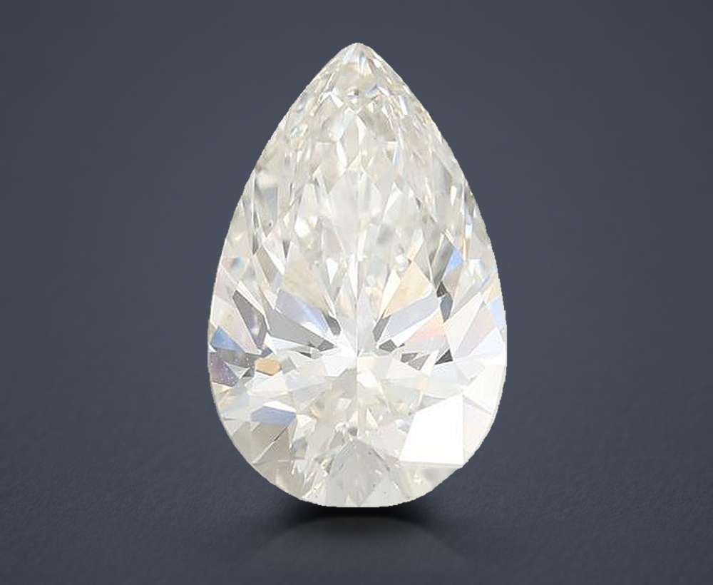 2.81ct G VS1 Rare Carat Ideal Cut Pear Lab Grown Diamond