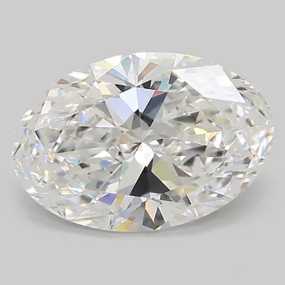 3.07ct E VS1 Rare Carat Ideal Cut Oval Lab Grown Diamond