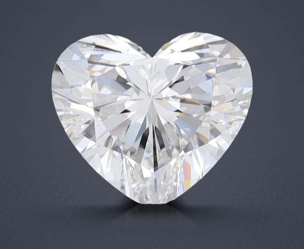 1.45ct E VS1 Rare Carat Ideal Cut Heart Lab Grown Diamond