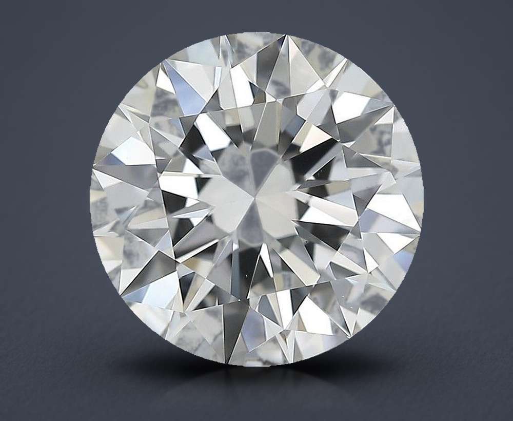 4.92ct E VS1 Rare Carat Ideal Cut Round Diamond