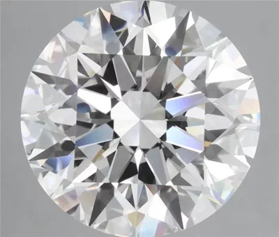6.50ct D VVS2 Rare Carat Ideal Cut Round Diamond