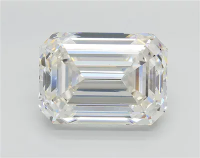 10.01ct F VS1 Rare Carat Ideal Cut Emerald Lab Grown Diamond