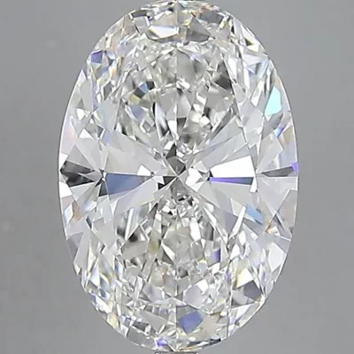 11.01ct F VVS2 Rare Carat Ideal Cut Oval Lab Grown Diamond