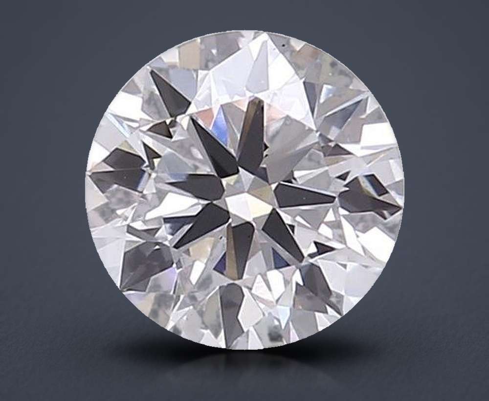 1.52ct D VS2 Rare Carat Ideal Cut Round Lab Grown Diamond