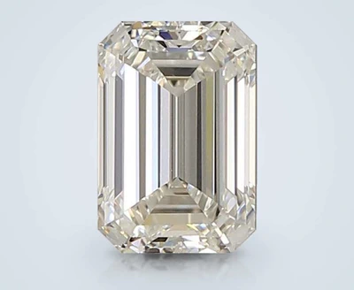 1.57ct F VVS2 Rare Carat Ideal Cut Emerald Lab Grown Diamond