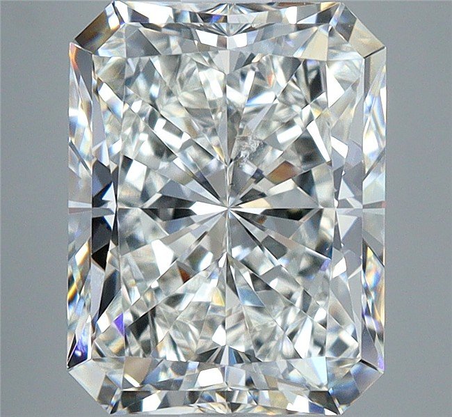 2.50ct H SI2 Rare Carat Ideal Cut Radiant Diamond
