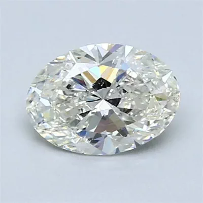 1.00ct I SI2 Rare Carat Ideal Cut Oval Diamond