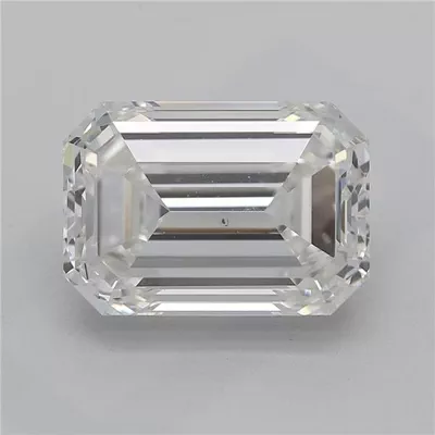2.50ct H VS2 Rare Carat Ideal Cut Emerald Diamond