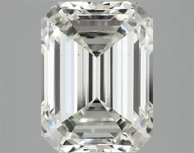 3.02ct H VS2 Excellent Cut Emerald Lab Grown Diamond