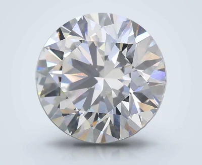 3.08ct E VS1 Rare Carat Ideal Cut Round Lab Grown Diamond
