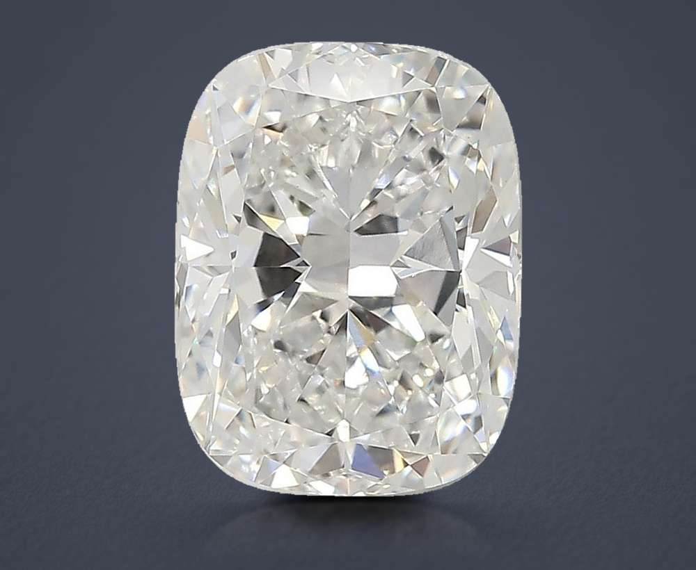 3.56ct E VVS2 Rare Carat Ideal Cut Cushion Lab Grown Diamond