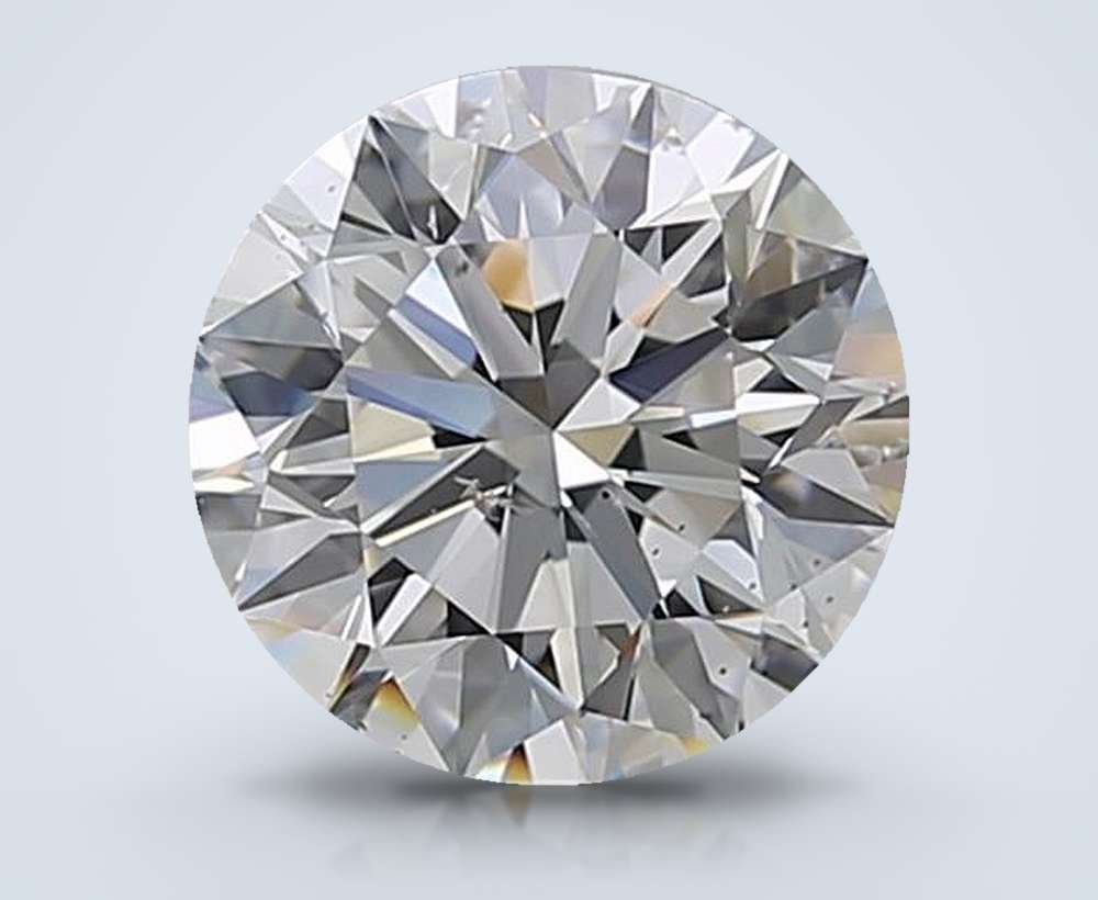 2.00ct E SI2 Rare Carat Ideal Cut Round Diamond