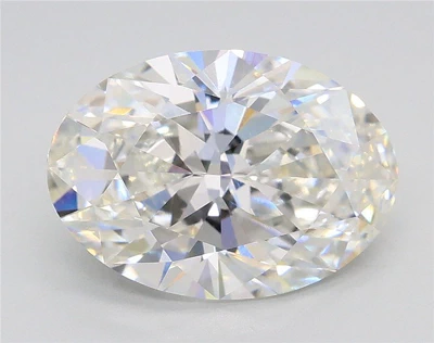 3.03ct F VS1 Rare Carat Ideal Cut Oval Lab Grown Diamond