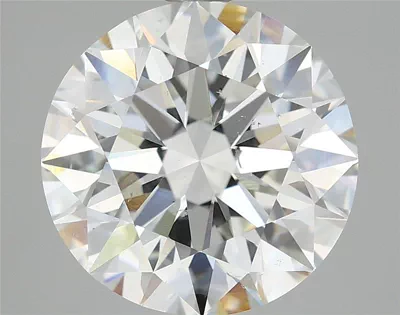 4.01ct H SI1 Rare Carat Ideal Cut Round Diamond