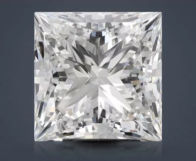 7.09ct F VS2 Rare Carat Ideal Cut Princess Lab Grown Diamond
