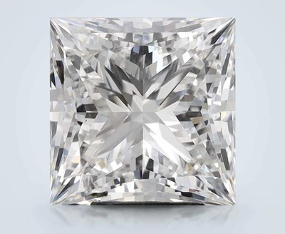 7.09ct F VS2 Rare Carat Ideal Cut Princess Lab Grown Diamond