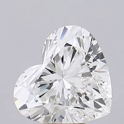 6.04ct E VVS2 Rare Carat Ideal Cut Heart Lab Grown Diamond