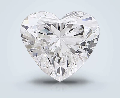 6.04ct E VVS2 Rare Carat Ideal Cut Heart Lab Grown Diamond