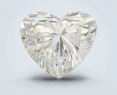 1.36ct F VVS2 Very Good Cut Heart Lab Grown Diamond