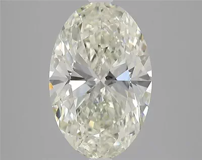 3.20ct K SI1 Rare Carat Ideal Cut Oval Diamond