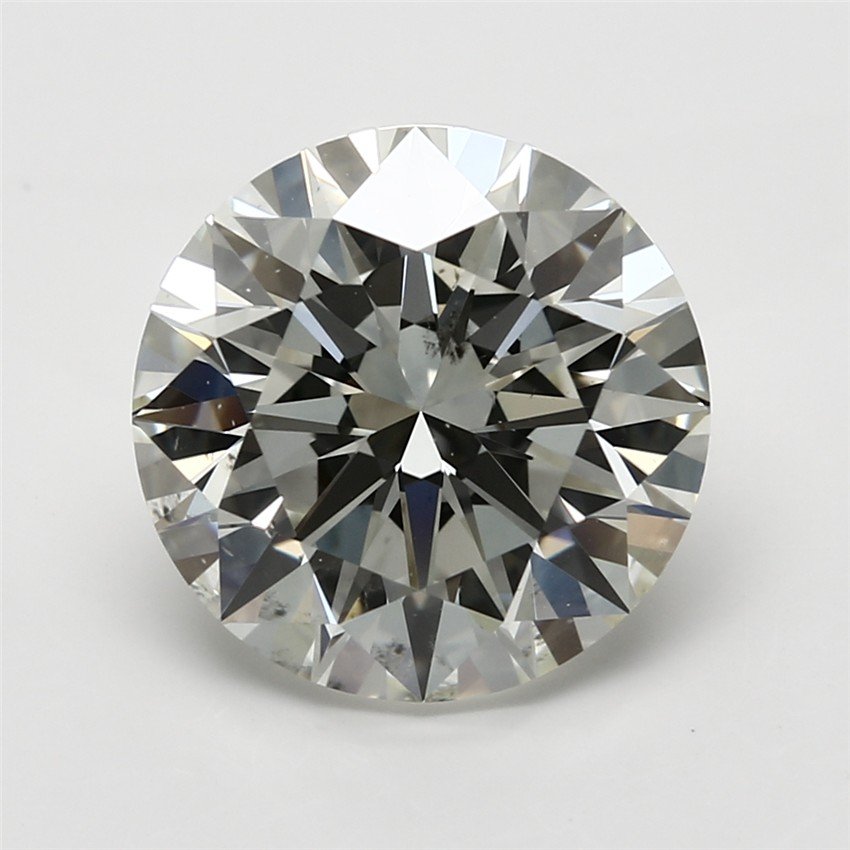3.06ct K SI1 Rare Carat Ideal Cut Round Diamond