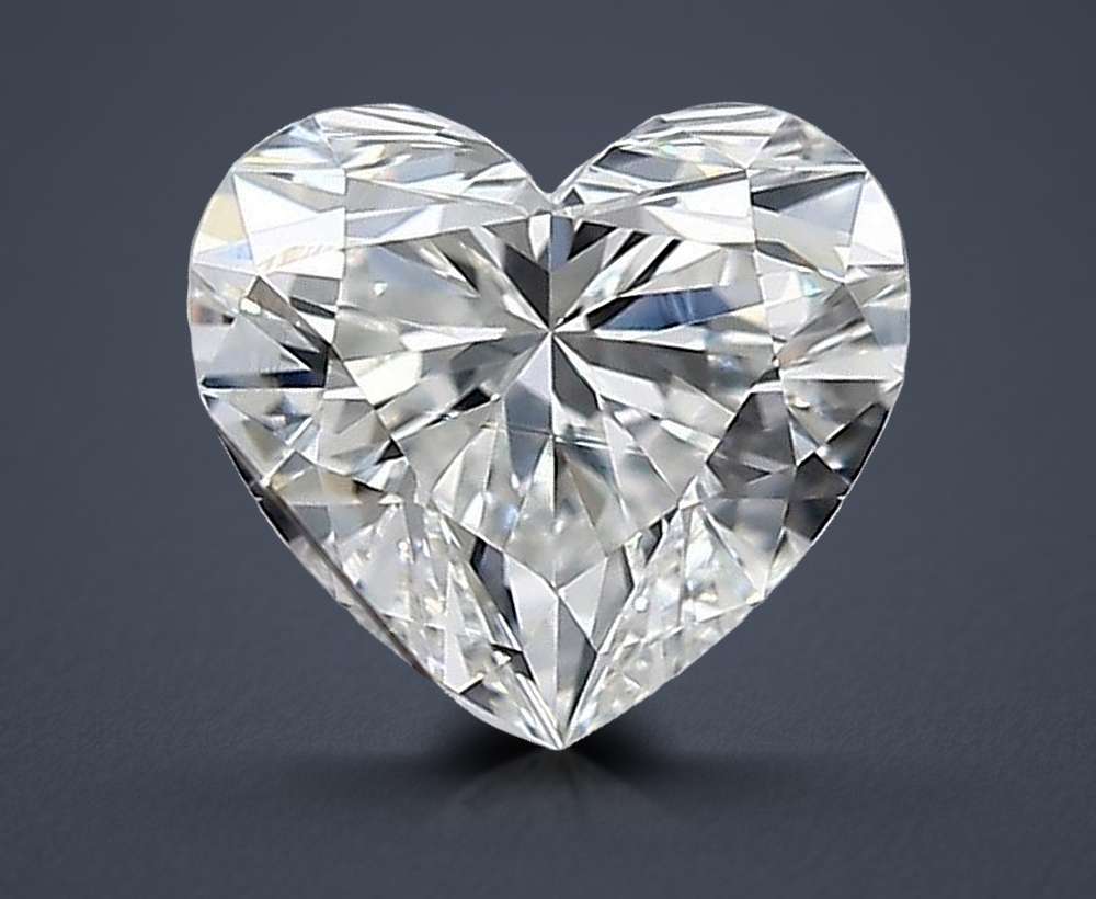 0.70ct G VS1 Rare Carat Ideal Cut Heart Diamond
