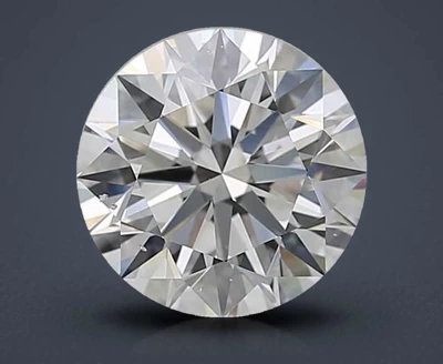 3.02ct F SI1 Rare Carat Ideal Cut Round Diamond