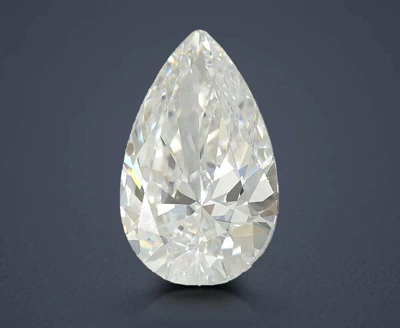4.08ct E VS1 Rare Carat Ideal Cut Pear Lab Grown Diamond