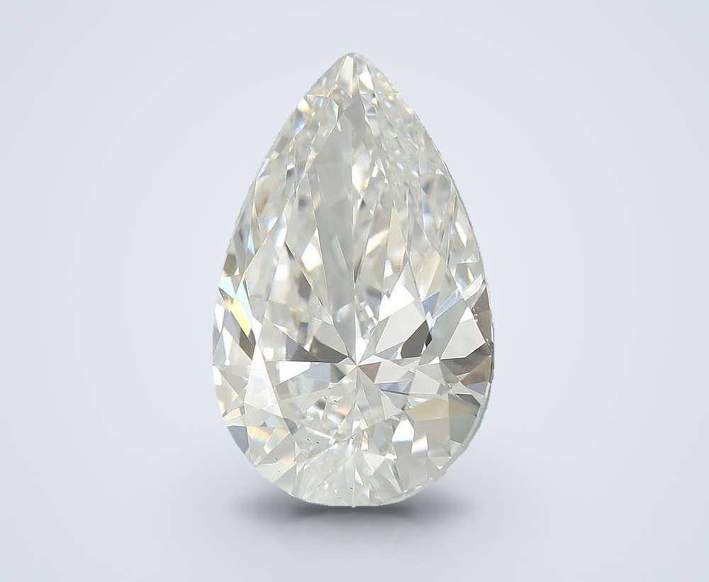 4.08ct E VS1 Rare Carat Ideal Cut Pear Lab Grown Diamond