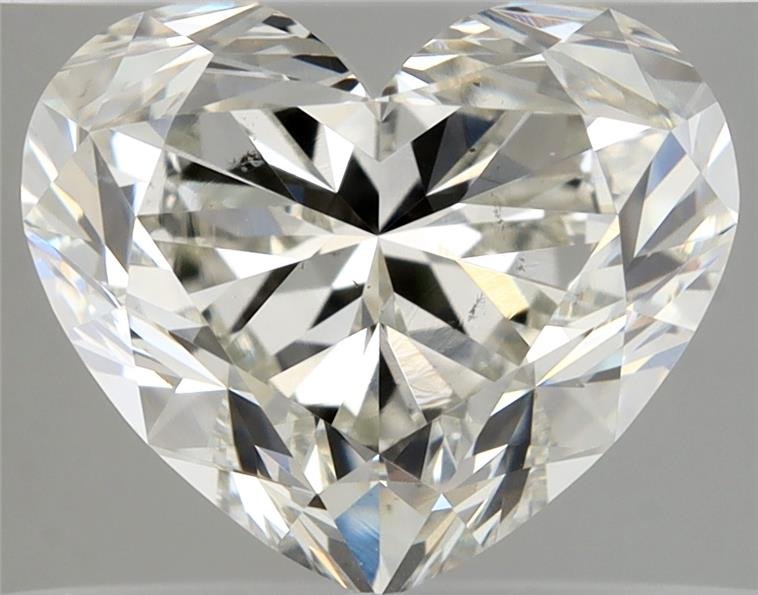 1.82ct J SI1 Good Cut Heart Diamond