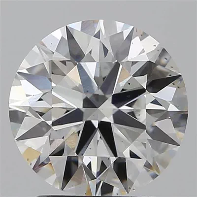 2.01ct F SI1 Rare Carat Ideal Cut Round Lab Grown Diamond