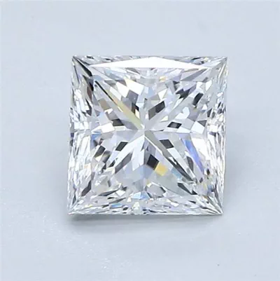 1.10ct D VS1 Very Good Cut Princess Diamond