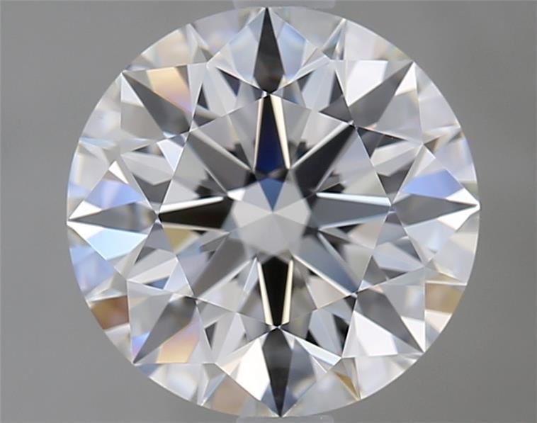 2.51ct E VVS2 Rare Carat Ideal Cut Round Diamond