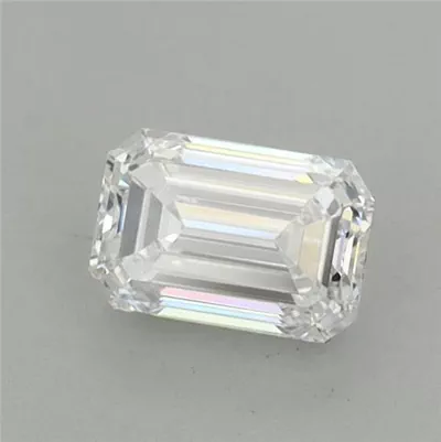 0.74ct D VVS2 Very Good Cut Emerald Lab Grown Diamond