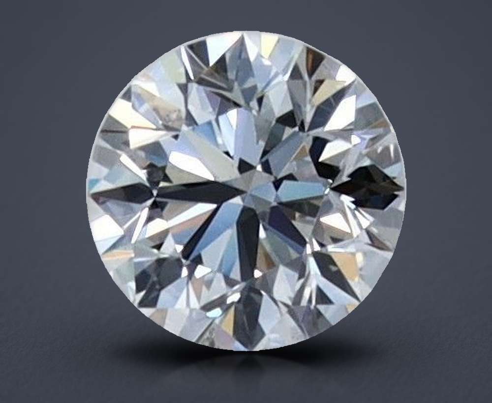 0.57ct F VVS2 Excellent Cut Round Diamond