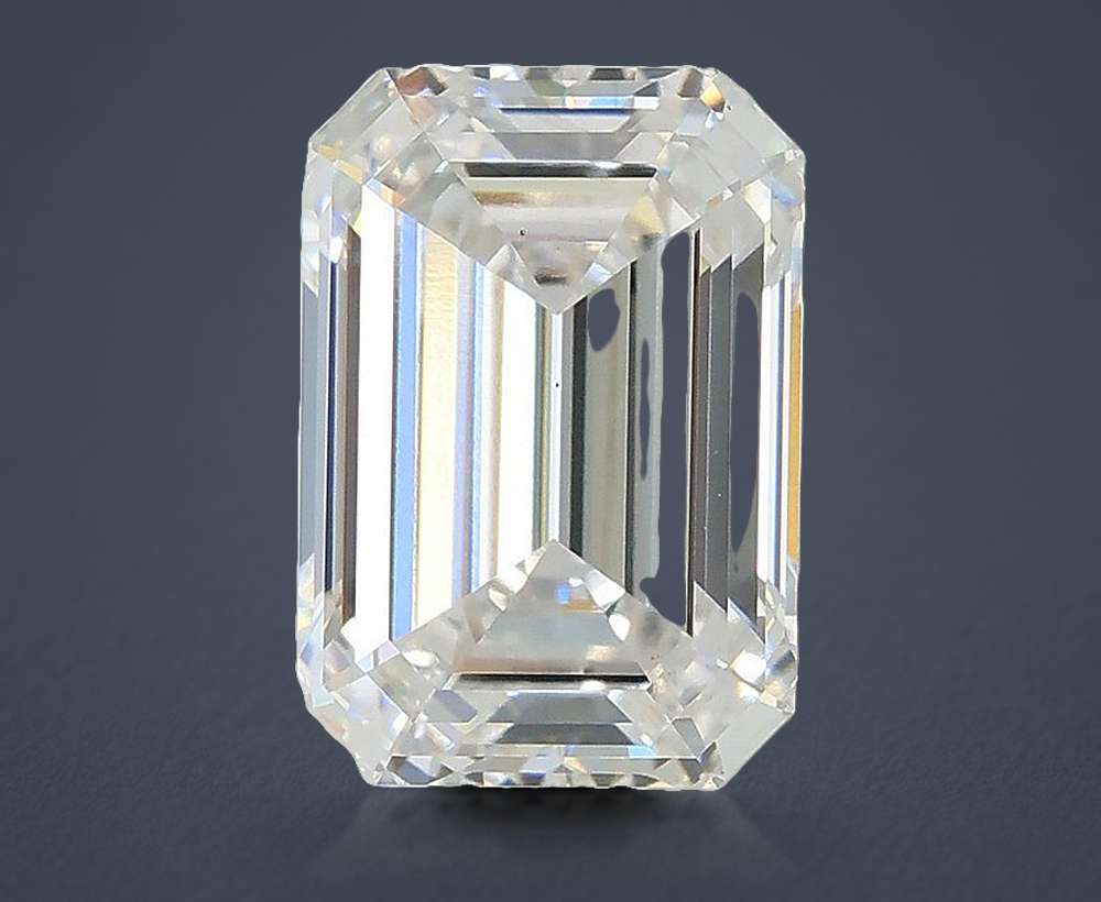 2.02ct E VS1 Rare Carat Ideal Cut Emerald Lab Grown Diamond