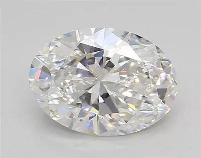 1.51ct E IF Rare Carat Ideal Cut Oval Lab Grown Diamond