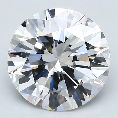 2.71ct D VS2 Very Good Cut Round Diamond