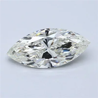 2.70ct K SI2 Rare Carat Ideal Cut Marquise Diamond
