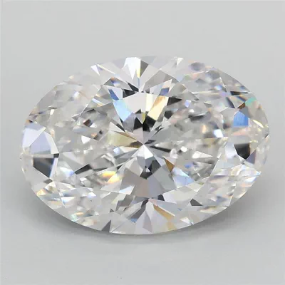 3.07ct D VS1 Rare Carat Ideal Cut Oval Lab Grown Diamond