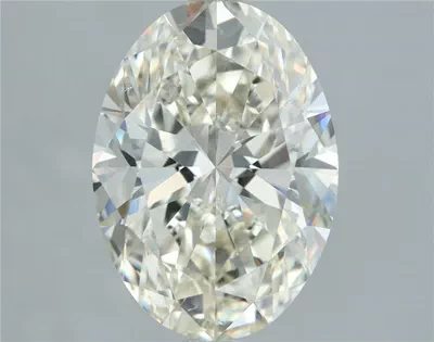 3.02ct K VS2 Rare Carat Ideal Cut Oval Diamond