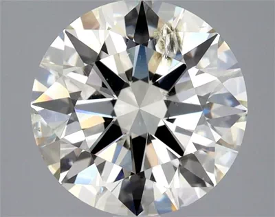 2.52ct I SI2 Rare Carat Ideal Cut Round Diamond