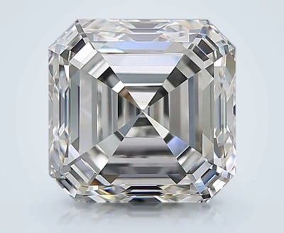 5.03ct G VS1 Rare Carat Ideal Cut Asscher Diamond
