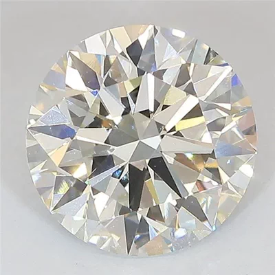 3.16ct J VVS2 Excellent Cut Round Lab Grown Diamond