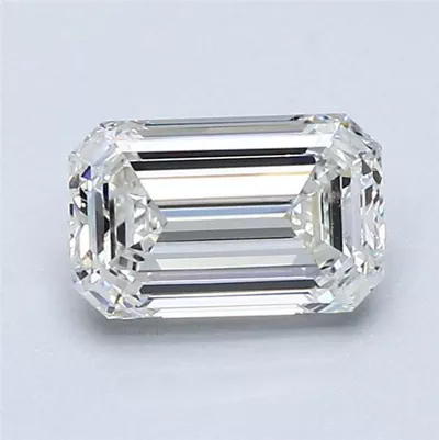 1.01ct I VVS2 Rare Carat Ideal Cut Emerald Diamond