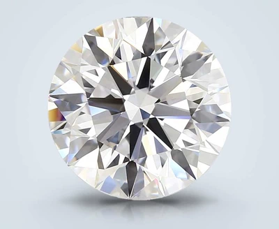 5.01ct D VS2 Rare Carat Ideal Cut Round Diamond