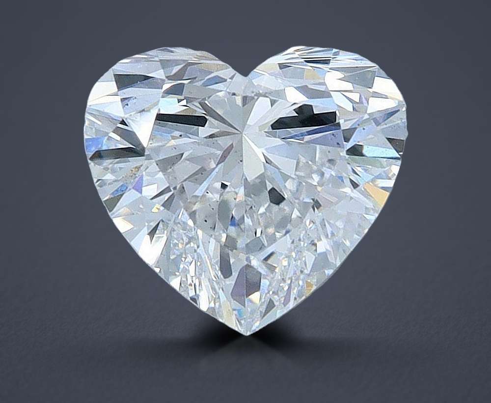 1.45ct E VS2 Rare Carat Ideal Cut Heart Lab Grown Diamond