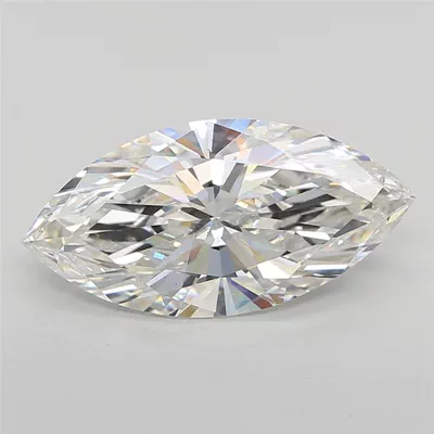 5.45ct F VS1 Rare Carat Ideal Cut Marquise Lab Grown Diamond